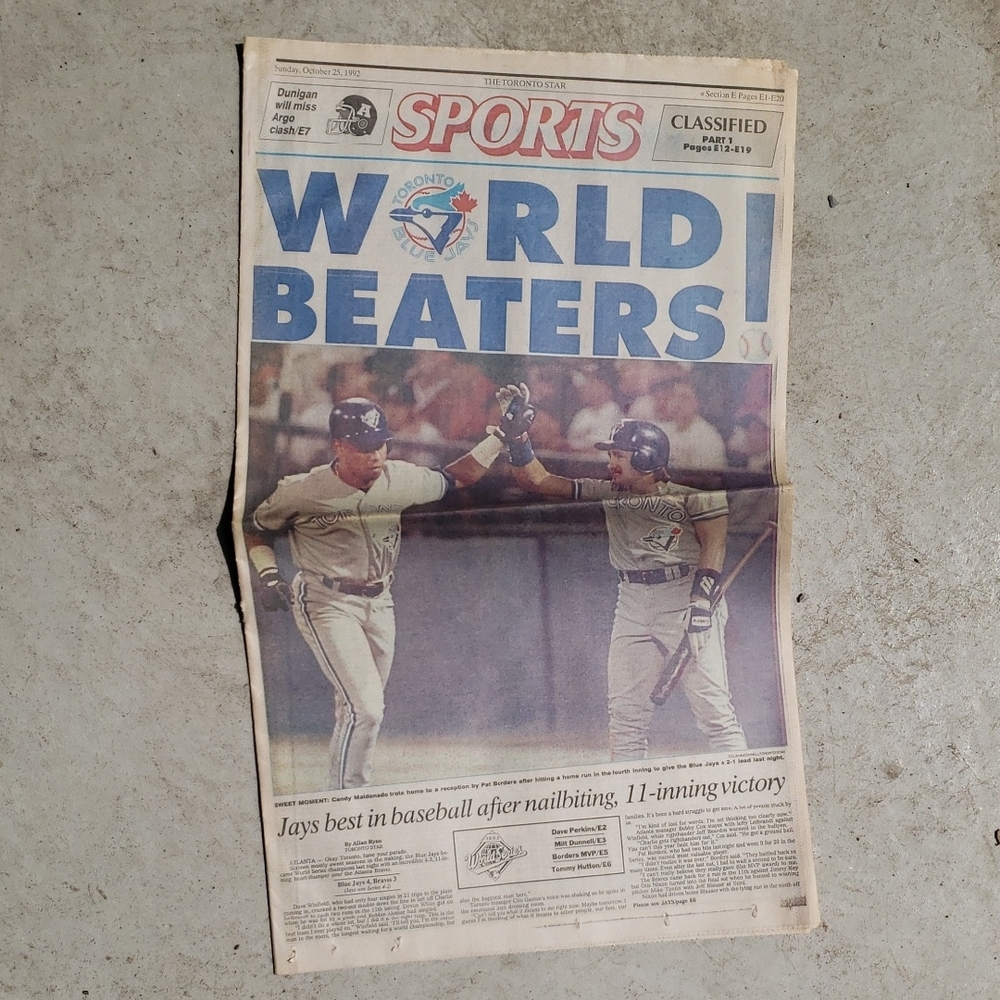 Rare Vintage News Paper